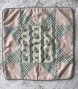 Laura Ashley Vintage Mid 80s Square Cushion Cover - Picture 1 of 3