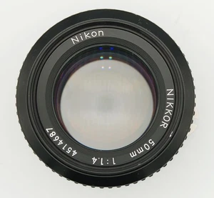 NIKON F AI NIKKOR 50MM F1.4 FAST MANUAL PRIME LENS FULL FRAME FM FM2 F3 F2 - Picture 1 of 4