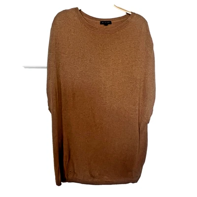H by Halston Silk Cashmere Silk Dolman Lightweight Classy Top Tan Neutral Boho S - Image 1 of 4