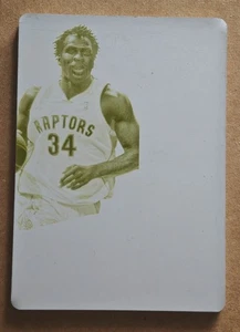 2017-18 IMMACULATE LOGOMAN AUTO PLATE 1/1 CHARLES OAKLEY - Picture 1 of 2