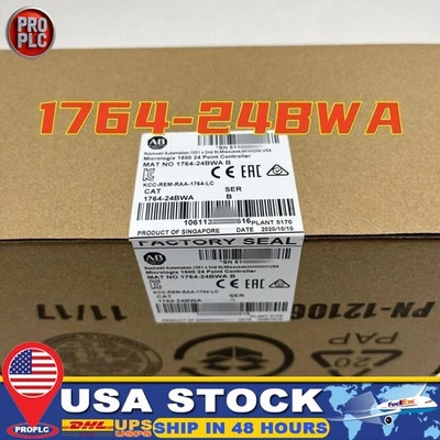 New AB 1764-24BWA MicroLogix1500 24 Point Controller 1764 24BWA US Free Tax - Image 1 of 3
