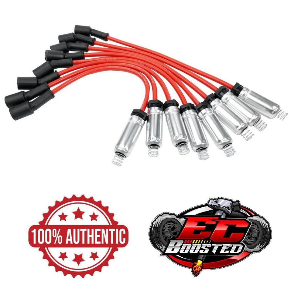 8mm Spark Plug Wires LS1 For Chevy Silverado 1500 2500HD GMC 1999-2007 5.3L 6.0L - Image 1 of 1