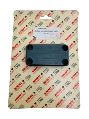 BLOCCO MANUBRIO DUCATI MONSTER 900 CD 97004B99A ALLUMINIO FINO AL 1999 NUOVO Foto 1 de 4