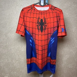 UNDER ARMOUR Ultimate MARVEL Compressione SPIDERMAN Alter Ego CAMICIA Uomo Taglia M - Foto 1 di 6