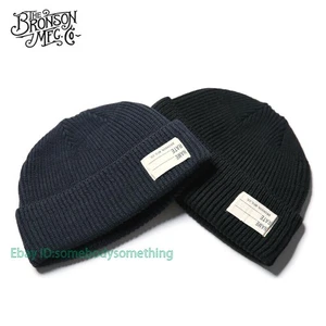 Bronson WW2 Repro 40s USN Watch Cap Wool Knit Cap Winter Knit Stretch Hat Beanie - Picture 1 of 15
