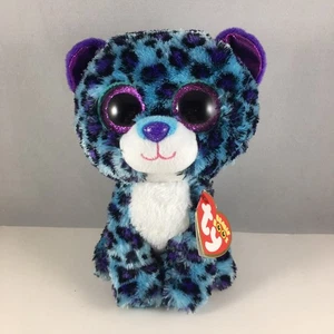 Ty Beanie Boos - LIZZIE the Leopard Claire's Exclusive 6" NEW MWMTs Stuffed Toy - Picture 1 of 6