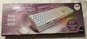 Gaming color changing keyboard & desktop microphone - Picture 1 of 5