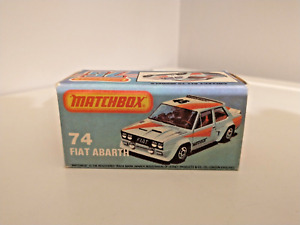 Matchbox Superfast No. 74, Fiat Abarth Collectable Toy