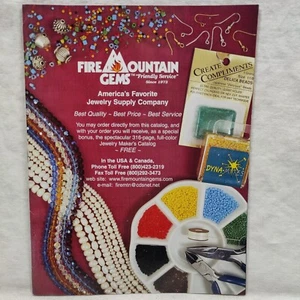 Fire Mountain Gems & Beads Jewelry Maker's Catalog 1999-2000 PB Rare Vintage - Bild 1 von 24