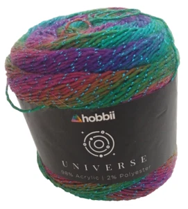 Hobbii Universe Supercluster #5 505 Yards Acrylic Poly Yarn 1 Skein Lot 630201 - Picture 1 of 4