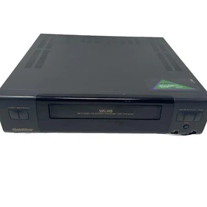 Goldstar GVR-B445 DA *PARTS OR REPAIR* VCR 4-Head VHS Player Recorder HQ - Picture 1 of 20