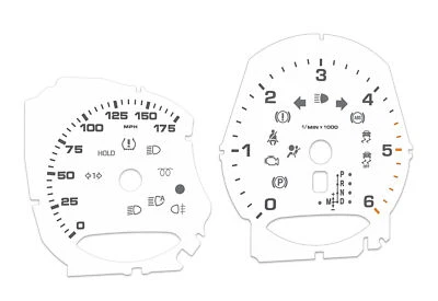 For Porsche Macan, Boxster 175MPH White Diesel - Speedometer dials from MPH - Image 1 of 4