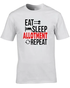 Camiseta Asignación Comer Dormir Asignación Repetir Idea de Regalo Regalo Regalo Jardín Jardinero - Imagen 1 de 3