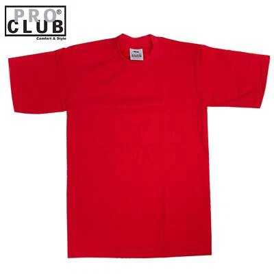 Pro Club Men's Heavyweight Cotton Short Sleeve Crew Neck T-Shirt (More Colors) - Image 1 of 4