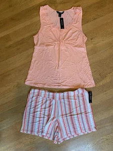 Ambrielle Pajamas Sleepwear Shorts & Top Set Size M Keeps You Cool Summer PJ’s - Picture 1 of 3
