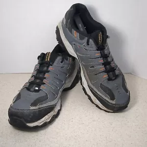 Skechers Mens After Burn Memory Fit 50125 Black Casual Shoes Sneakers Size 9 - Picture 1 of 9