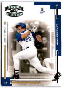 2004 Donruss Throwback Threads Green Proof #95 MIKE SWEENEY /25  Royals
