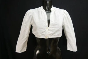 Camicia Dirndl taglia 38 bianca camicetta per Dirndl cotone con ricamo B11677 - Foto 1 di 4