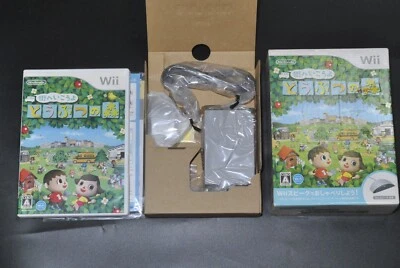 Exc* Animal Crossing City Folk Nintendo Wii Japan ver  includes "Wii Speak" - Image 1 of 4
