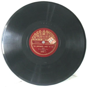 CARLOS GARDEL Odeon 18039 La Percanta Está Triste 1921 TANGO GUITAR 78 RPM - Picture 1 of 2