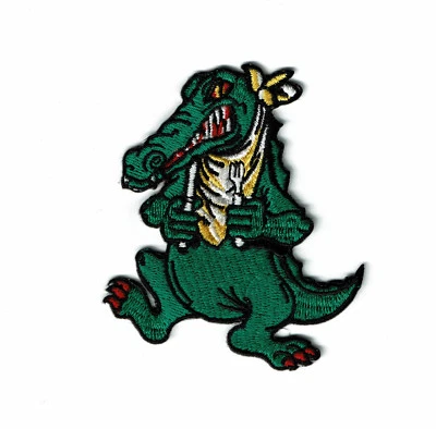 3" Grateful Dead Hungry Alligator embroidered patch Iron on patches Jerry Garcia