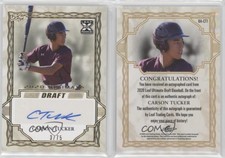 2020 Leaf Ultimate Draft Gold /75 Carson Tucker #BA-CT1 Auto