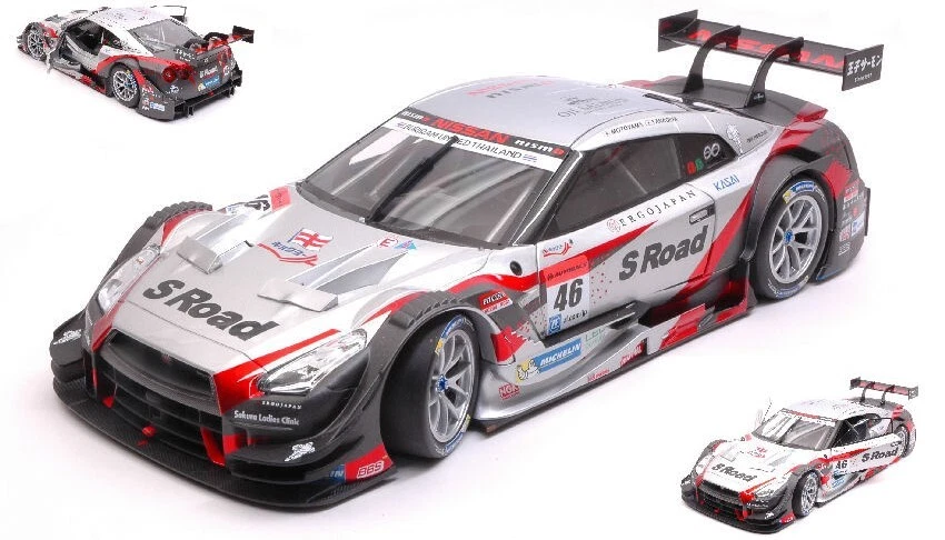 Ebbro NISSAN GT-R N.46 WINNER THAILAND SUPER GT500 2015 MOTOYAMA-YANAGIDA 1:18 - Immagine 1 di 1