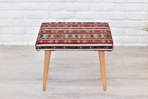 Unique Handmade Wooden Stool - Perfect for Hallway Kitchen or Living Room - Picture 1 of 6