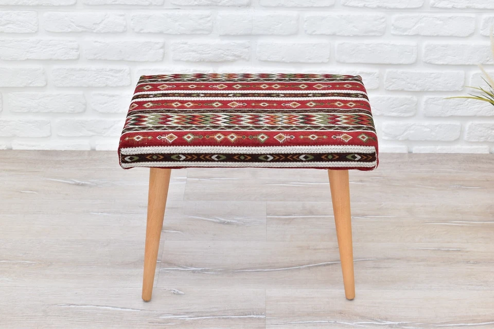 Unique Handmade Wooden Stool - Perfect for Hallway Kitchen or Living Room - Image 1 of 4