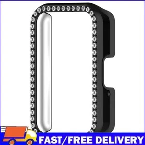 PC Diamond Inlaid Case Half Cover Case for Samsung Galaxy Fit 3 SM-R390 (Black) - Zdjęcie 1 z 10