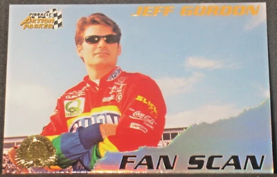 Jeff Gordon 1996 Action Packed Credentials Fan Scan #4 Insert - Image 1 of 2