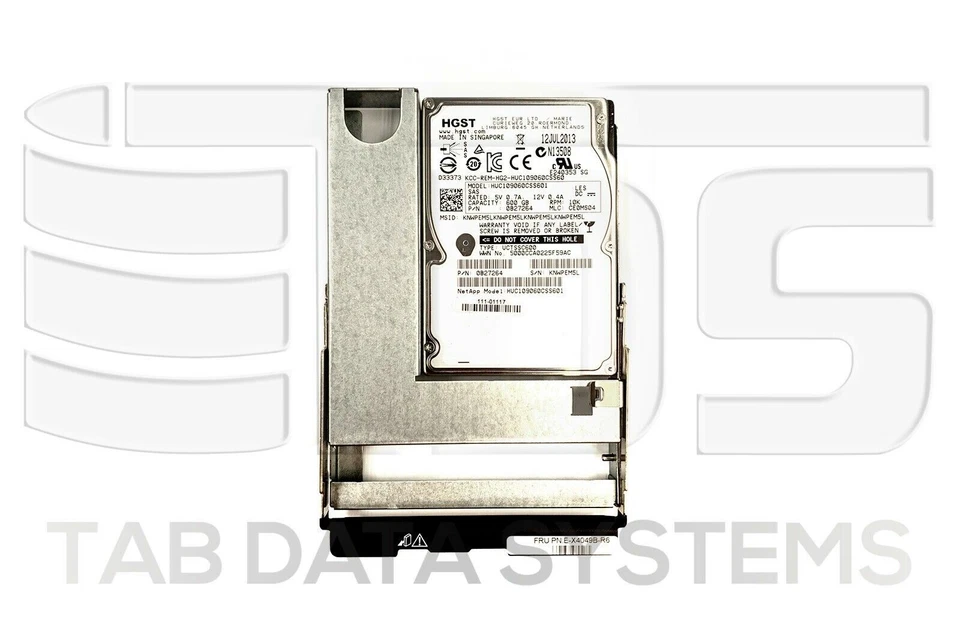NetApp E-Series E-X4049A-R6-C 600GB 10K 6Gbps 2.5" SAS Hard Drive HDD DE6600 - Image 1 of 1