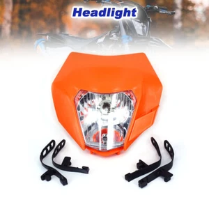 Headlight Head Light Lamp Front LED Dirt Bike PP Plastic Fit For SX450F - Picture 1 of 11