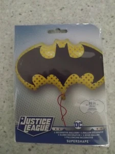 GLOBO DE ALUMINIO JUMBO BATMAN LOGO 30 en 76 cm NUEVO FIESTA DE CUMPLEAÑOS XL LIGA DE LA JUSTICIA - Imagen 1 de 1