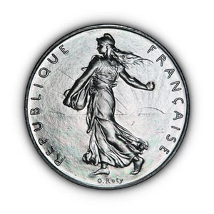 FRANCE. 1992, 1 Franc - Semeuse, Sower Girl, Olive Branch, Cornucopia, Paris 1 - Picture 1 of 3