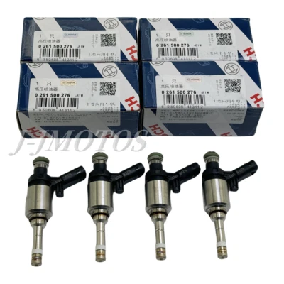 4Pcs Fuel Injectors OEM Bosch Nozzles For Audi A4 A5 TT VW Passat CC Seat 1.8TSI Foto 1 de 4