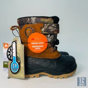 Ozark Trail Kleinkind Eiche Camouflage echtes Wildleder Pack Stiefel -5F Temp bewertet Größe 8 neu - Bild 1 von 13
