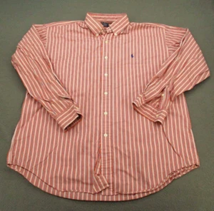 Ralph Lauren Shirt Adult Large Multicolor Striped Button Up Long Sleeve Mens L - Picture 1 of 11
