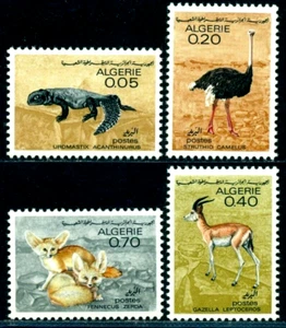 1967 Sahara-Tier, Stachelschwanzeidechse, Strauß, Gazelle, FennecFox, Algerien, 479, postfrisch - Bild 1 von 1