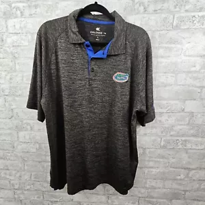 Colosseum short sleeve Gators polo mens size large gray - Picture 1 of 5