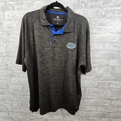 Colosseum short sleeve Gators polo mens size large gray - Image 1 of 4