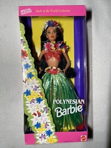 Polynesian Barbie Doll 12700 Dolls of the World Collection Hula Skirt 1994 NRFB - Picture 1 of 8