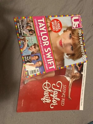 Taylor Swift US Weekly Collector's Ed. Magazine  2013 WITH Seeing Red Taylor boo - Image 1 of 3