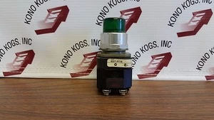 Allen-Bradley 800T-PT16 Ser. T Illuminated Pushbutton - Green - Picture 1 of 6