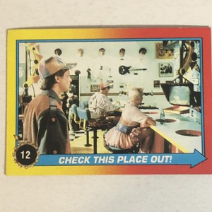 Back To The Future II Trading Card #12 Michael J Fox