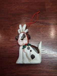 Midwest Cannon Falls Eddie Walker Dog with Reindeer Ears Christmas Ornament - Picture 1 of 3