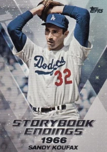 (25) 2018 actualización Topps SANDY KOUFAX inserto de libros de cuentos finales lote #se-3 Dodgers - Imagen 1 de 1