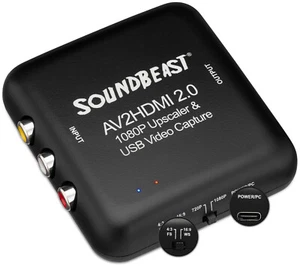 SoundBeast AV to HDMI Converter Recorder Adapter Cable USB Video Capture Device - Picture 1 of 6