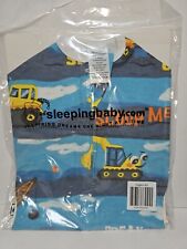 Sleeping Baby Zipadee Zip Swaddle Sleepsack in Blue with Trucks XS 3-6 Months