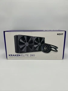 NZXT Kraken Elite 280mm AIO CPU Liquid Cooler w/ LCD Display (RL-KN28E-B1) - Picture 1 of 5
